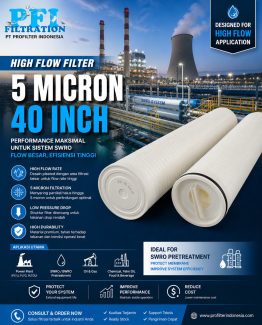 High Flow Filter 5 Micron 40 Inch