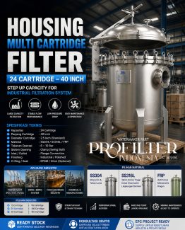 Housing Multi Cartridge Filter isi 24 Cartridge 40 Inch