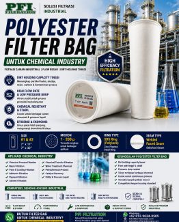 Polyester Filter Bag untuk Chemical Industry Industrial Liquid Filtration