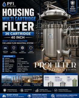 housing multi cartridge filter isi 36 cartridge 40 inch