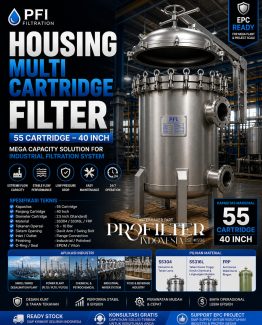 housing multi cartridge filter isi 55 cartridge 40 inch