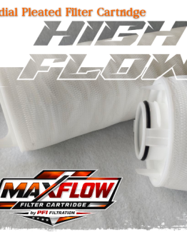 MAXFLOW High Flow Radial Pleated Filter Cartridge