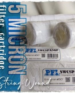 String Wound Filter Cartridge 5 Micron Filter Benang untuk Water Treatment RO dan Industri